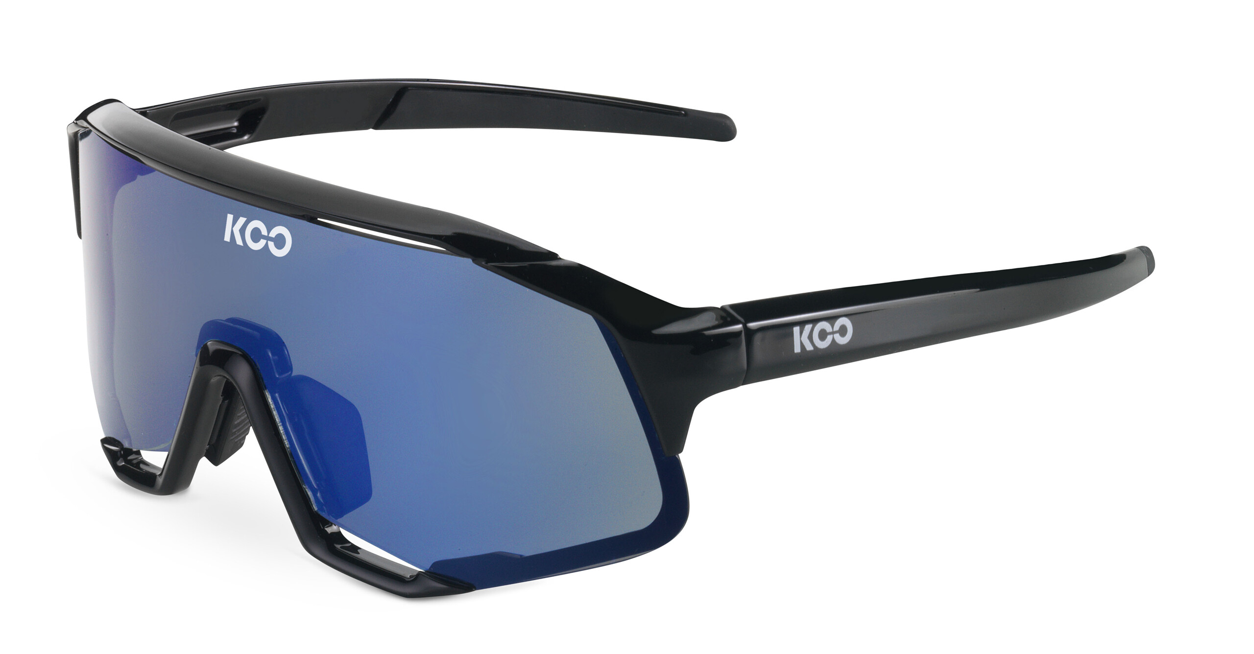 KOO Demos Cycling Sunglasses Black Rose Lenses 