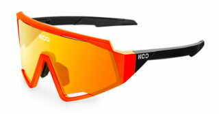 KOO Spectro Cycling Sunglasses White Super Silver Mirror Lens 